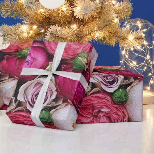 Papier Cadeau Vintage floral (Vacances)