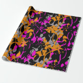 Papier Cadeau Vintage floral (Déroulé)