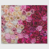 Papier Cadeau Vintage floral (Plat)