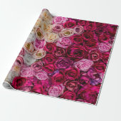 Papier Cadeau Vintage floral (Déroulé)