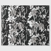 Papier Cadeau Vintage floral (Plat)