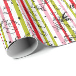 Papier Cadeau Vintage Grinch Christmas Stipe Motif<br><div class="desc">Les vacances ne seront pas complètes sans Grinch ! Comment Grinch STOLE CHRISTMAS est l'histoire classique d'une ville appelée Who-ville et comment l'esprit de Noël peut fondre même les coeurs les plus froids.</div>