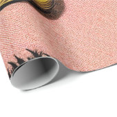 Papier Cadeau Vintage Halloween Witch Comics (Coin rond)