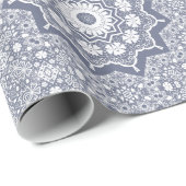 Papier Cadeau Vintage lace (Coin rond)