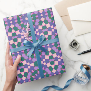 Papier Cadeau Vintage multicolor pattern