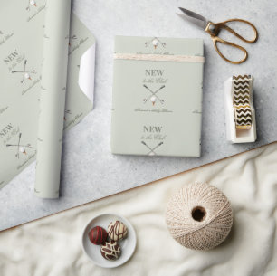 Papier Cadeau Vintage Nouveau au Club Neutre Fête Prénatale de G