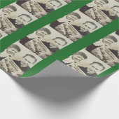 Papier Cadeau Vintage "Nuit avant Noël" (Coin)