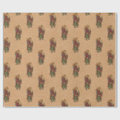 Papier Cadeau Vintage Old St. Nick (Plat)