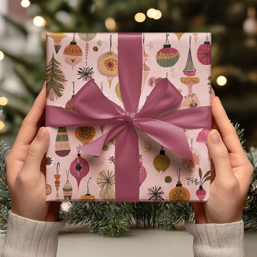 Papier Cadeau Vintage Ornament Pattern