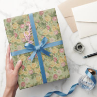 Vintage Pays Floral Patiné