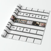 Papier Cadeau Vintage Photography Film Negative Frame (Déroulé)