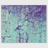 Papier Cadeau Vintage Purple Turquoise Grunge Texture (Plat)