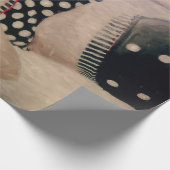 Papier Cadeau Vintage Retro Girl Polka Dot Bikini (Coin)