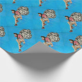 Papier Cadeau Vintage Rockabilly Fairy (Coin)