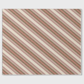 Papier Cadeau Vintage rose diagonale de Noël (Plat)