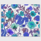 Papier Cadeau vintage sans couture asiatique motifs traditionnel (Plat)