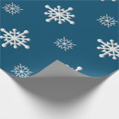 PAPIER CADEAU "VINTAGE SNOWFLAKE" (Coin)