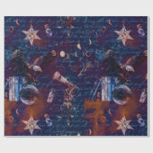 Papier Cadeau Vintage sort magique (Plat)