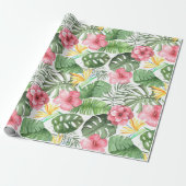Papier Cadeau Vintage tropical (Déroulé)