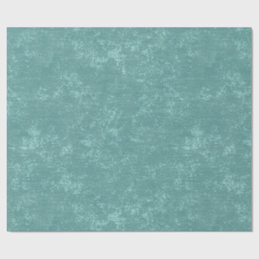 Papier Cadeau Vintage Turquoise rustique Noël texturé (Plat)