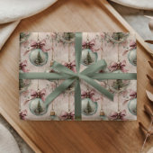 Papier Cadeau Vintage Victorian Christmas Tree Bauble