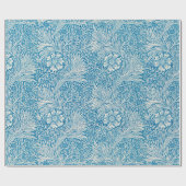 Papier Cadeau Vintage william morris blue art (Plat)