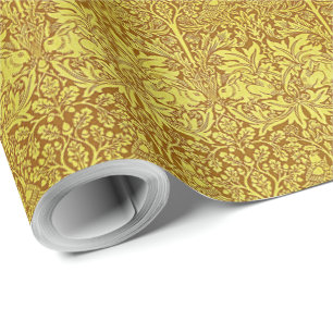 Papier Cadeau Vintage William Morris Forêt de lapin Volage d'oi