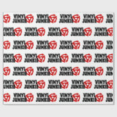 Papier Cadeau Vinyl Junkie (Plat)