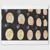 Papier Cadeau Vinyl Records Arrière - plan (Plat)