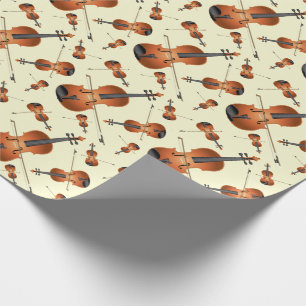 Papier Cadeau Viola Violon Musique Enseignant Musicien