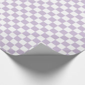 Papier Cadeau Violet à carreaux Rétro (Coin)