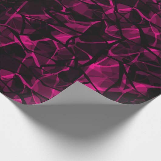 Papier Cadeau violet Abstrait (Coin)