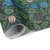 Papier Cadeau Violet and Columbine, William Morris (Coin rond)