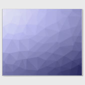 Papier Cadeau Violet bleu maille foncé motif géométrique (Plat)