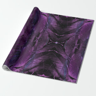 Papier Cadeau Violet bleu violet couleur noire texture de plume