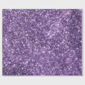 Papier cadeau violet brillant (Plat)