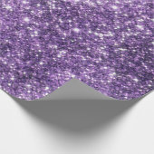 Papier cadeau violet brillant (Coin)