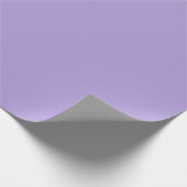 Papier Cadeau Violet Clair Pastel Uni (Coin)