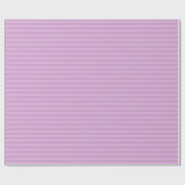 Papier Cadeau Violet Clair & Violet Gris Rayures (Plat)