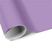 Papier Cadeau Violet de fleur brillante. Impression Joyeuse (Coin rond)