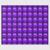 Papier Cadeau Violet drôle (Plat)
