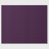 Papier Cadeau Violet foncé avec des rayures de couleurs profonde (Plat)