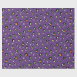 Papier Cadeau 💜 violet gothique Halloween Enveloppement 🎃 🕸️