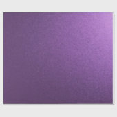 Papier Cadeau Violet Inspiré de Métallique Simple Élégant (Plat)