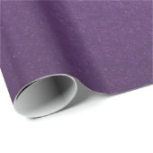 Papier Cadeau Violet Inspiré de Métallique Simple Élégant (Coin rond)
