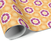 Papier Cadeau Violet jaune (Coin rond)