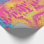 Papier Cadeau VIOLET LACE - numérique - art fractal - (Coin)
