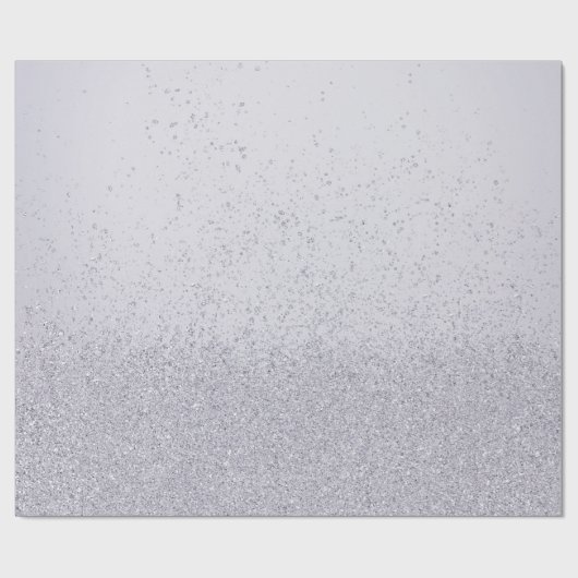 Papier Cadeau Violet Lilas Pailleté Faux (Plat)