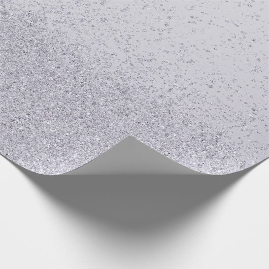 Papier Cadeau Violet Lilas Pailleté Faux (Coin)