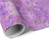 Papier Cadeau violet marbrée (Coin rond)